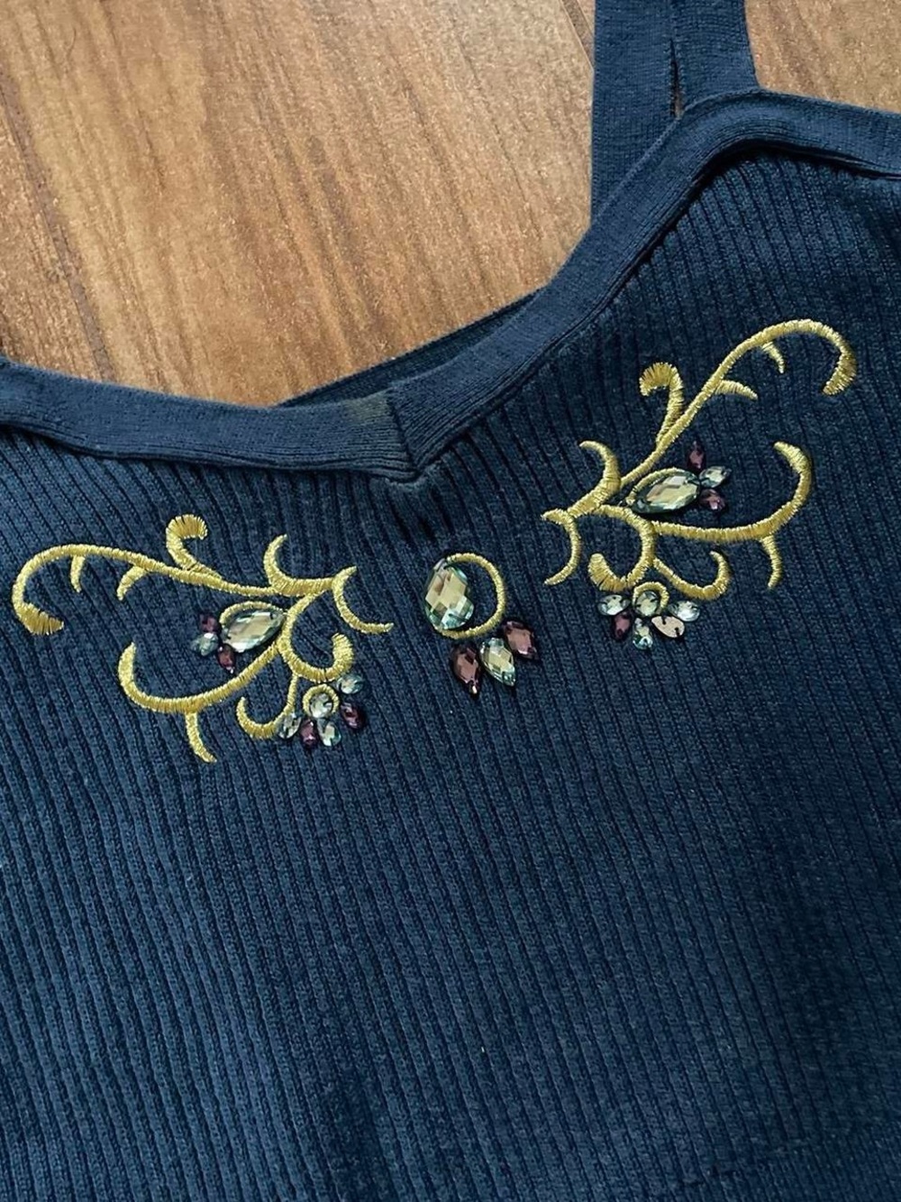 Vintage Ribbed Knit Top - Picture 5 of 6